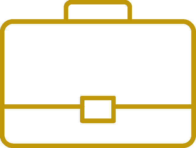 Briefcase icon for business + entrepreneur jobs and internships