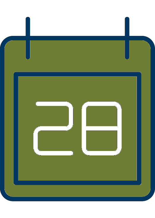icon of an events calendar