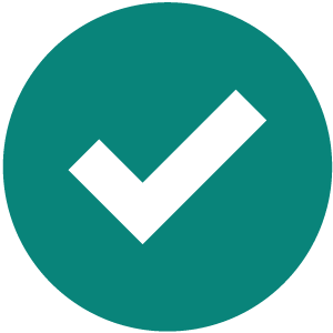 checkmark icon for get hired