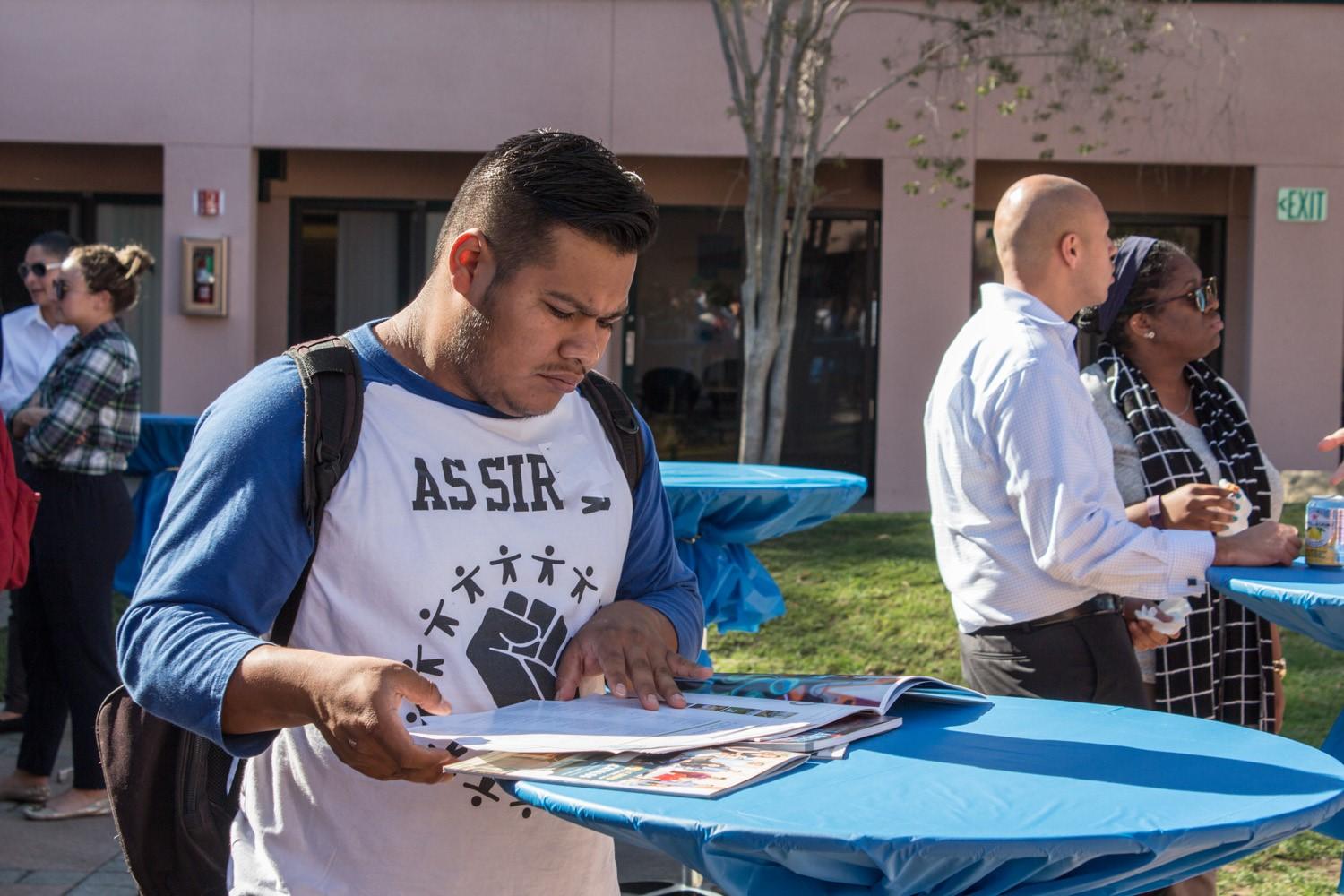 photo UCSB student researching LSAT for entrance exams